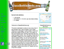 Tablet Screenshot of glassbottlesoda.org